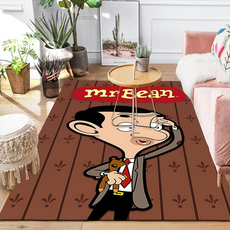 1Pc Mr Bean'S Quirky Adventures Rug, Office Carpet Indoor Outdoor Doormat, Non-Slip, Comfortable, Living, Christmas Halloween, Xmas Gift N1434
