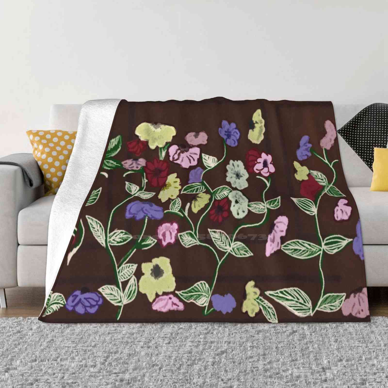 Taylor S Floral Piano Four Seasons Comfortable Warm Soft Blanket Eras Tour Piano Floral Flowers Music Taylors Version 30x40in