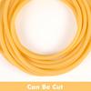 100 ft Latex Rubber Tubing 3/8 inch OD 1/4 inch ID Multicolor Natural Latex Tube Surgical Tubing Sling Rubber Band Fitness Hose, 1 Continuous Piece