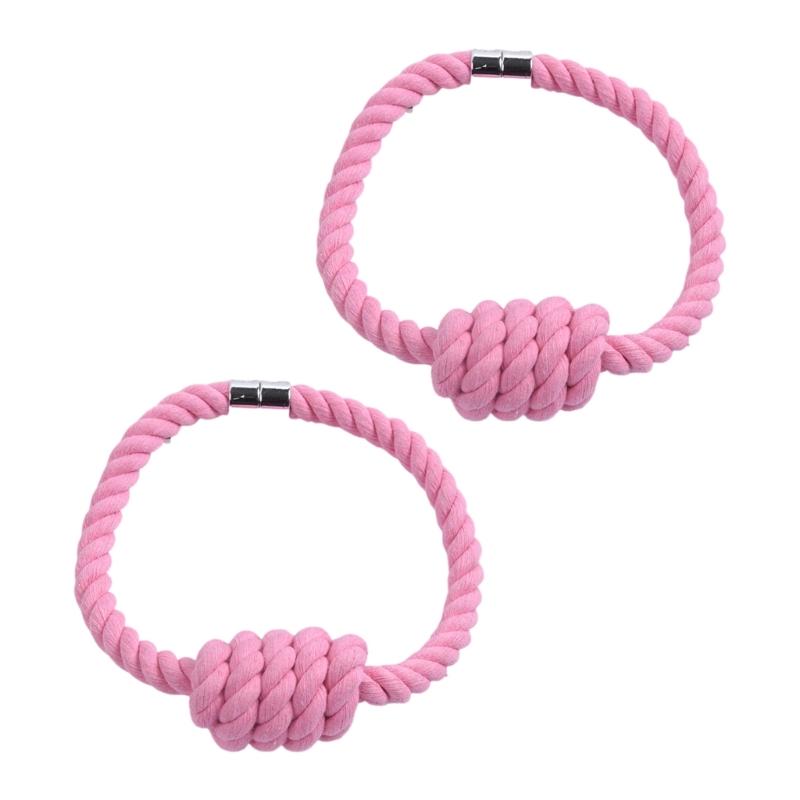 2pcs Decorative Curtain Clasps Holdbacks Strong Magnetic Dustproof Drapery Ties Modern Nordic Designing