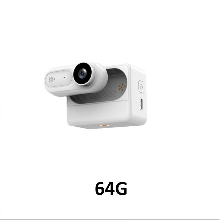 

Mini Camera 1080P 2 meters Waterproof Thumb Action Camera POV Cam Small Magnetic Body Camera Portable Vlogging Camera VD02 64G білий