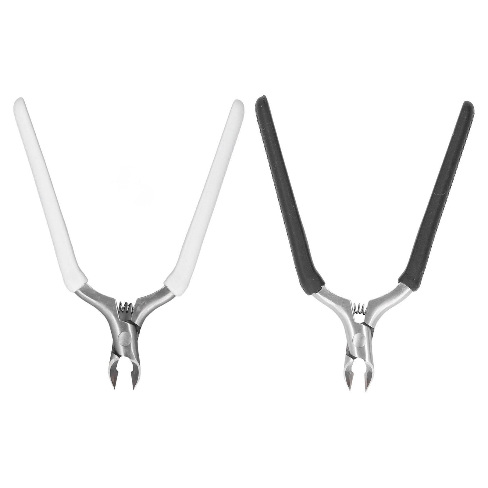 

Профессиональный триммер для кутикулы из нержавеющей стали, средство для удаления омертвевшей кожи, встроенный пружинный противоскользящий триммер для кутикулы