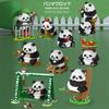 LULUFUN Panda Mikro Zwierzątko Mini Budowanie DIY Edukacyjne Dla Dzieci Boże Narodzenie Urocze Klocki, Zabawki, Klocki, Zestaw, Model, Zabawka, Prezent, Urodziny, Podarek, (Panda-F)