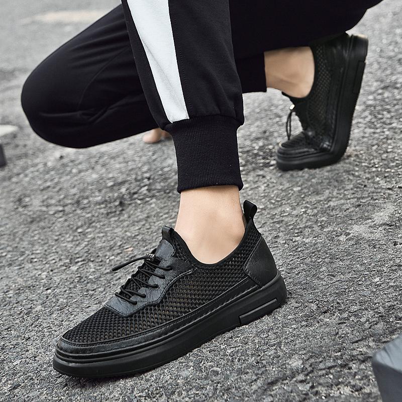 Fashion New Men Soft Sport Shoes Breathable Fashion Mesh Running Shoes Comfortable Man High Quality Outdoor Lightweight Board shoes