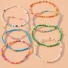 Bohemian Handmade Colorful Beads Anklet Summer Beach Beaded Ankle Bracelet Women Girls Holiday Jewelry Gifts