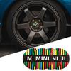 4Pcs 56mm Car Wheel Center Hub Cap Stickers Accessories For MINI Cooper JCW WORKS R55 R56 F55 F56 R57 R58 R59 R60 R61 R50 LL45