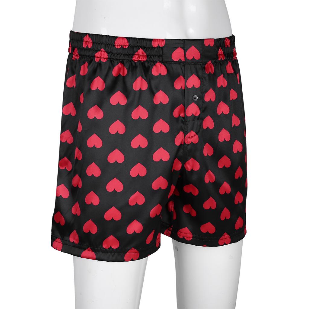 Buy Cute Love Heart Print Pants Mens 