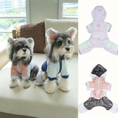 Cappotto con Gambe Connesse per Animali Domestici - Cucito Insieme - Spesso e Caldo - Antivento - Adatto a Cani di Piccola e Media Taglia per l'Isolamento Invernale