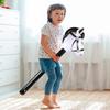 Cartoon Horse Head Stick Balloon PVC Inflatable Stick Horse New Animal Long Sticks Balloon  Kids