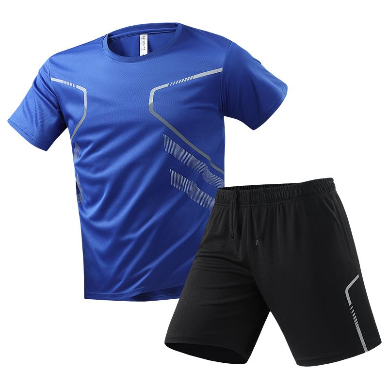 Summer Set Men's Casual Sports Short Sleeved Set Men's Two-piece Set