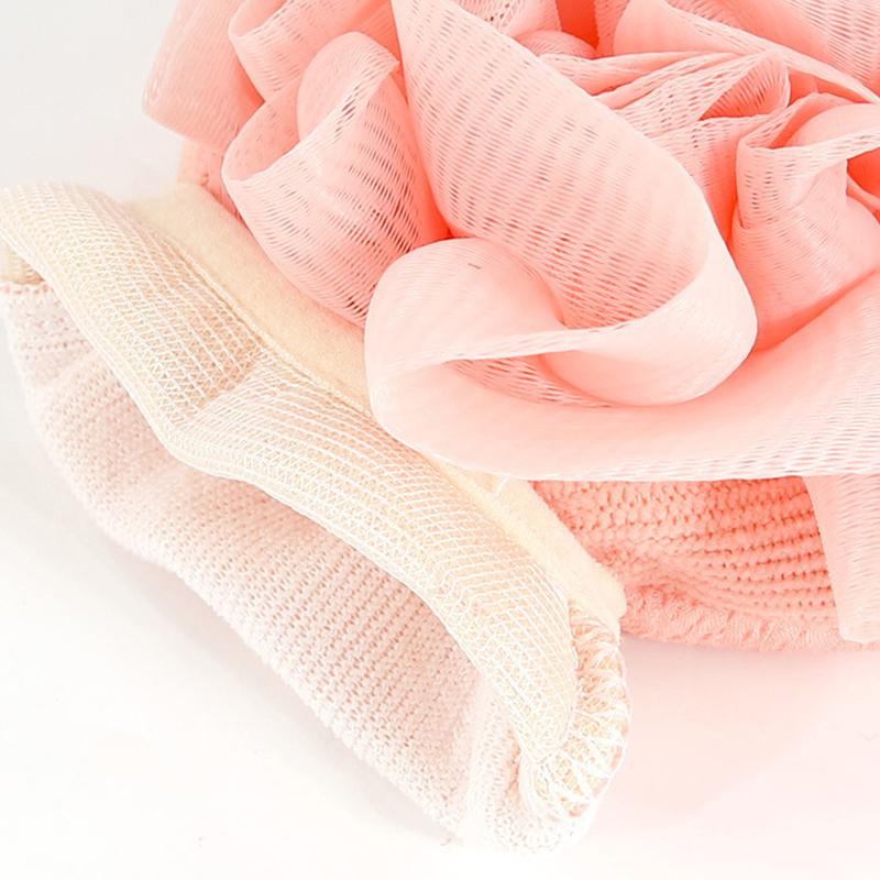 Double-Sided Exfoliating Gloves Body Cleaning Bath Flower Bathroom Shower Ball Body Scrubber Bath Sponge Towel Bathroom Tool