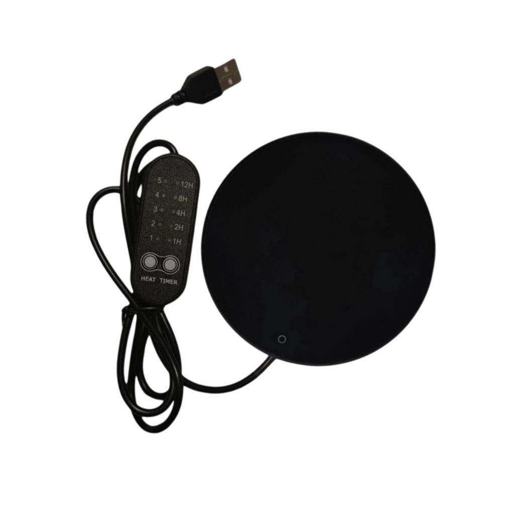 Candle Warm Men Women Portable Smart Heating Plate 5 Temp Settings Fast Heating Electric