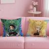 Anime Dämonen-S-Schlächter K-Kimetsu Kissenbezug Musterdruck Kissenbezug Wohnzimmer Sofa Kissenbezug Schlafzimmer Zimmerdekor