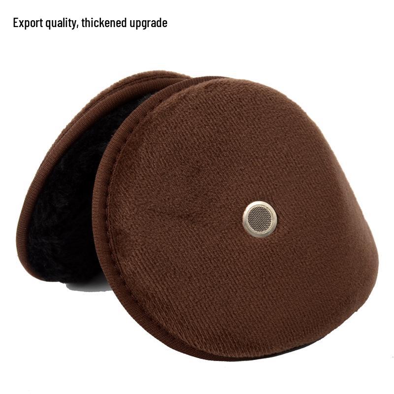 

Корейские утолщенные дышащие сетчатые наушники для мужчин и женщин - Теплые зимние уличные защитники ушей Export Quality with Sound Hole [Diameter 13cm]