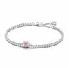 925 Silver New Exquisite Heart-shaped All Zirconia Tennis Bracelet Shiny Luxurious Charm Bracelet Holiday Surprise Gift