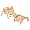 Pikler Dreieck Set 5in1 Montessori Kletterspielzeug für Kleinkinder Groß Holz
