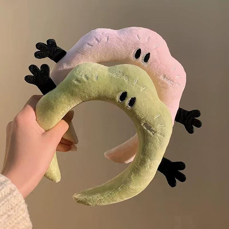 Cute Cartoon Cloud Plush Hair Hoop Wash Face Headband Headwear For Woman Girl Hair Accessories