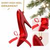 Christmas Plastic Hanging Ornaments, Assorted, Hat, Dog, Camera and Pointed House Shapes, Festive Holiday Tree Decorations