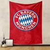 FC Bayern München rot blau weiß Logo Design Gemustertes Wandteppich für Schlafzimmer und Wohnzimmer Heimdekoration Sofas