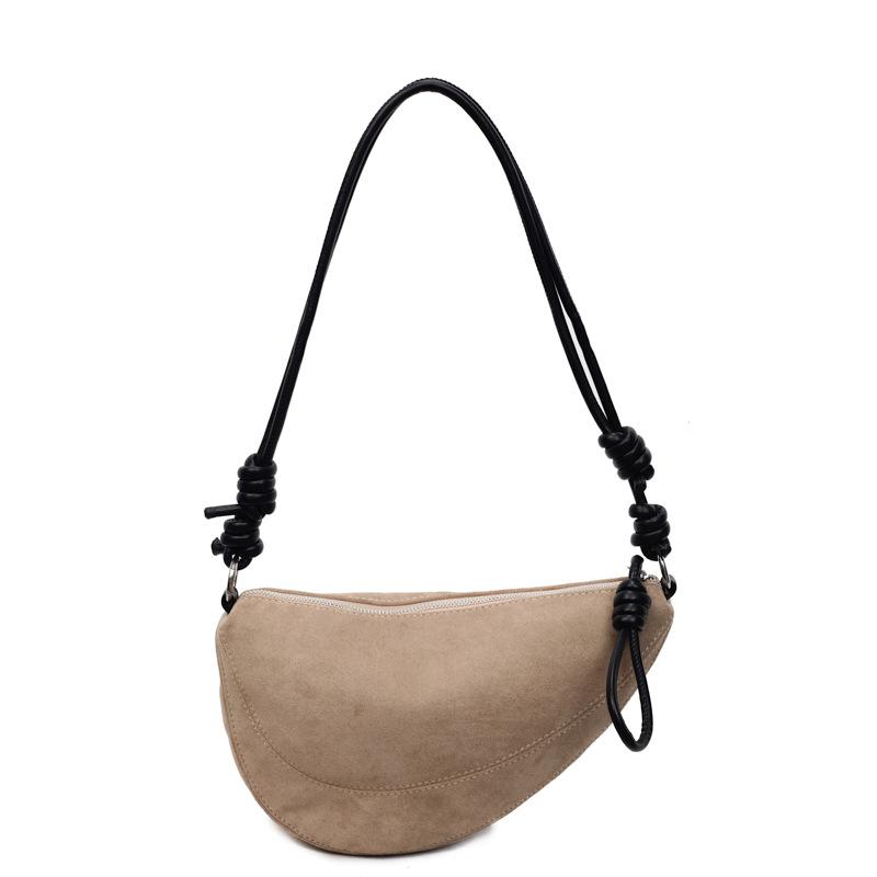 Advanced Texture Bag for Women, Large Capacity, Autumn and Winter Niche Design, Retro Crossbody Bag, Dumpling Bag