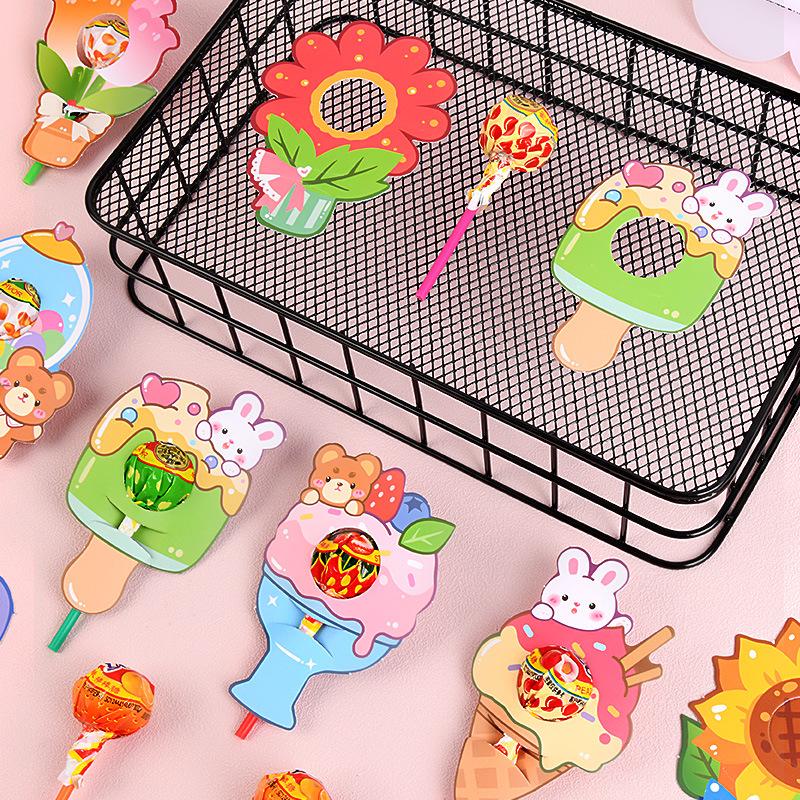 Lollipop Cartoon Cardstock for Classroom & Kindergarten Decorations