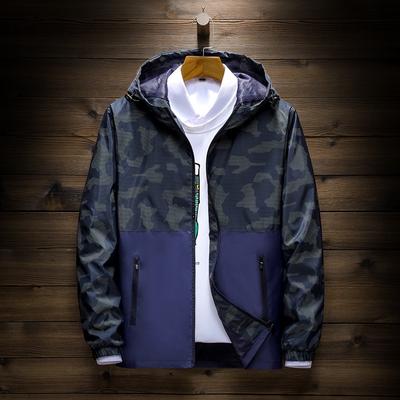 Jacket Windbreaker Men's Coat Spring and Autumn Men's Casual Couple Outdoor Camouflage Jacket Thin Models