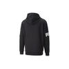 Puma Cuff Brand Logo Design Full Zip Long Sleeve Hoodie Men Hoodies Black 673327-01