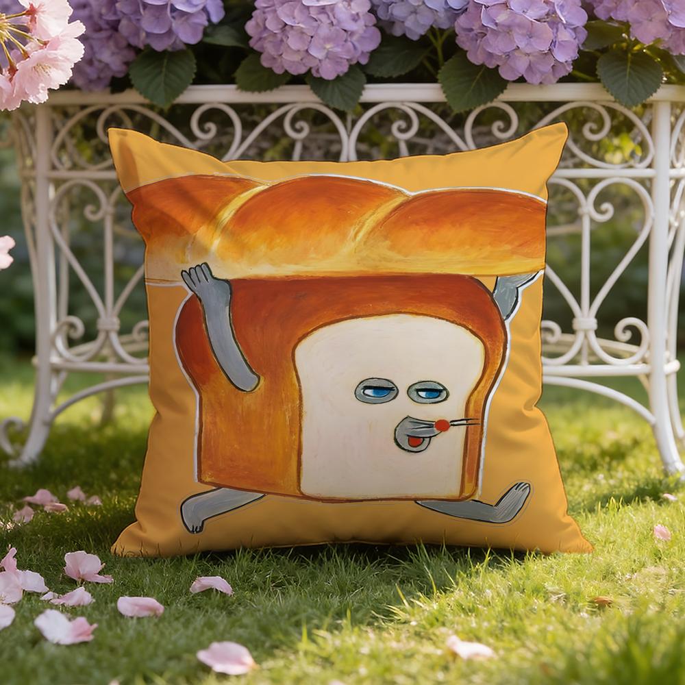 B-Book B-Bread thief cute Cushion Cover Home & Car Dual-Scene Pillow Cover: Reversible for Premium Comfort