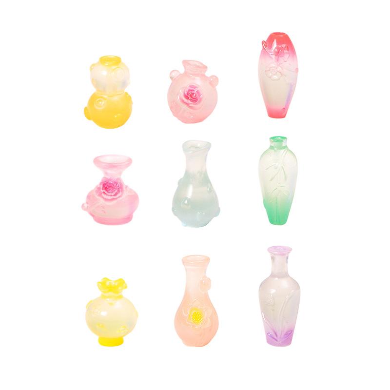 Micro-landscape Ornaments, Colorful Small Vases, Home Desktop Resin Craft Decorative Items, Small Ornaments and Accessories