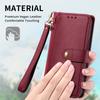 For Xiaomi 17 Pro Max Cases Wallet Stand Retro Texture Leather Phone Cover with Lanyard