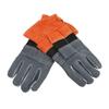 1 Paar Hitzebeständige Handschuhe Feuerfest Flammenhemmend Nicht Verbrühendes Leder für BBQ GrillOrange