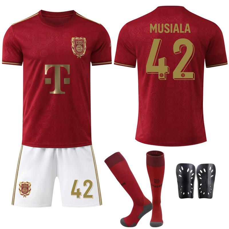 

2526 Club No. 9 Kane Jersey Sports Gold Bayern 125th Anniversary Football Set #XL