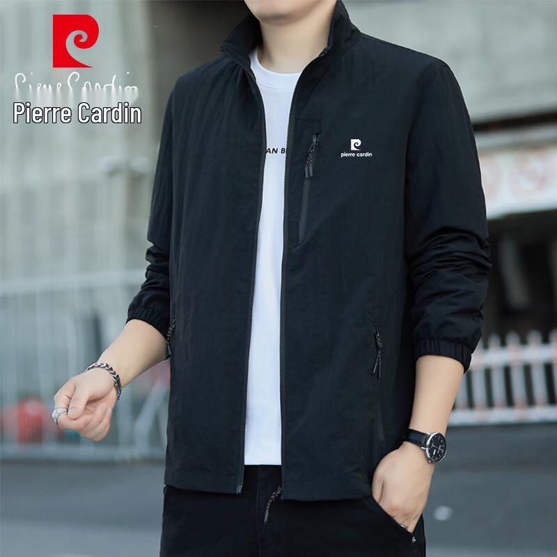 Pierre Cardin Men's Stand Collar Casual Jacket