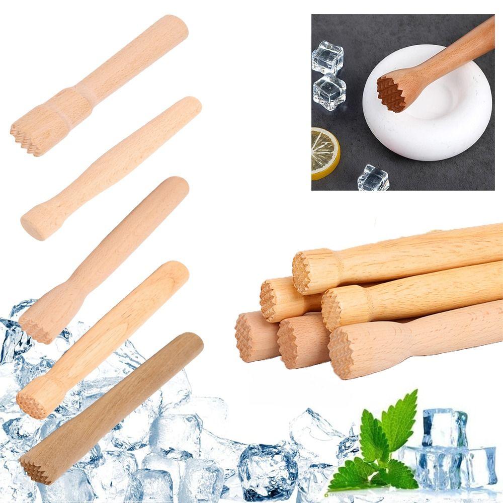 Robuster Fruchttee-Stößel Stabiler Holz-Fruchttee-Muddler Getränke-Muddler Barwerkzeug