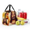 Custom Snoop Dogg Goes Jesus Insulated Lunch Bag Outdoor Picnic American Music Rapper Resuable Thermal Cooler Lunch Box Women