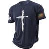 T-shirt da uomo 3D stampata, stile sportivo estivo ampio con stampa 3D