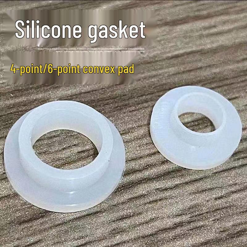 4-6 Minute Silicone Convex Gasket: Shower & Faucet Repair, Waterproof Seal, Corrugated Pipe