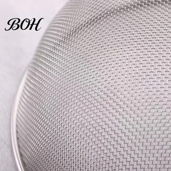 Stainless Steel Food Mesh for Kitchen Cover with Handle, Round Portable Metal Tent Backyard Barbecue Protector, Durable Guard Dishes And Fruit