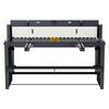 Foot Stomp Sheet Metal Shear, 1320 mm Width Manual Floor Shear, with Soild Steel Frame, Adjustable Blade Gap, Material Stops, Foot-Pedal Control for