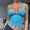 Women Halter Camisole Women V-Neck Tank Top Sexy Tanks Skinny Backless Corset Femme Tops