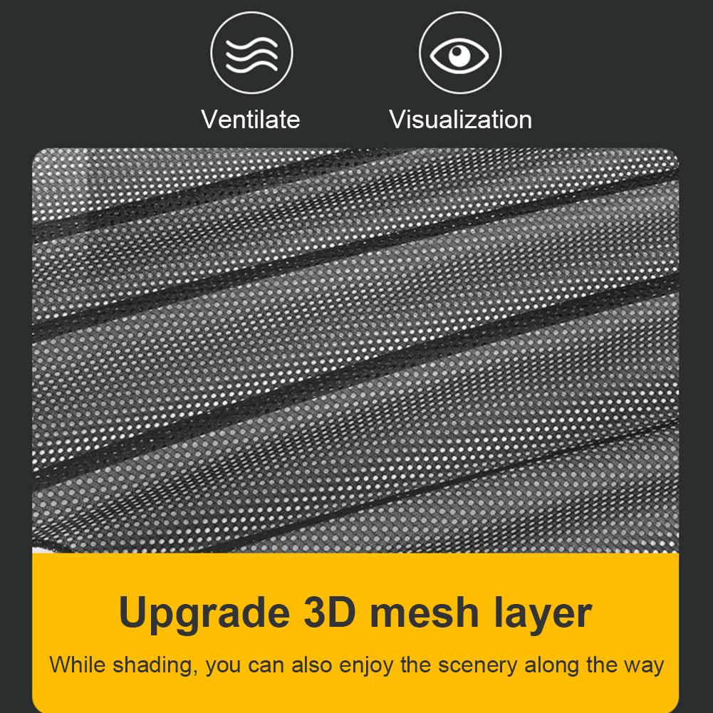 Double Layer Mesh Protector 10 Magnets Magnetic Auto Black UV Protection Film Car Window Mesh Sunshade Cover Auto Glass Curtain
