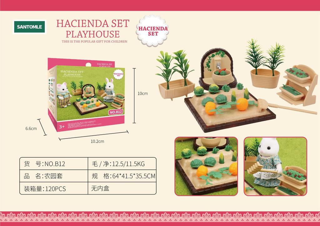 Non-Toxic Forest Animal 1/12 Dollhouse Furniture Bedroom Kitchen Bathroom Set Miniature Simulation Dolls Accessories Diy Toys Children