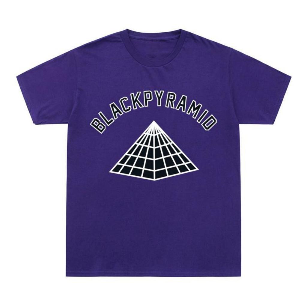 Značkové tričko Black Pyramid Pánské Dámské Chirs Brown Hip Hop Trička Bavlna Kulatý výstřih Krátký rukáv Streetwear Potisk Letní Tričko Topy