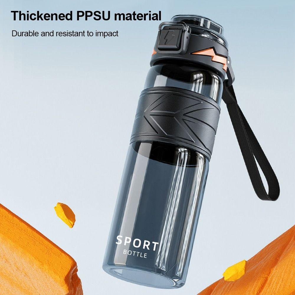 750ml Water Bottle Cup Large Capacity Fitness Kettle Portable Travel Bottle  Summer Sports Fitness
