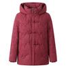 Middle Age Women Winter Short Down Coats Vintage Plus Size Parkas Hooded Elegant Thick Warm Down Jackets Woman Outerwears
