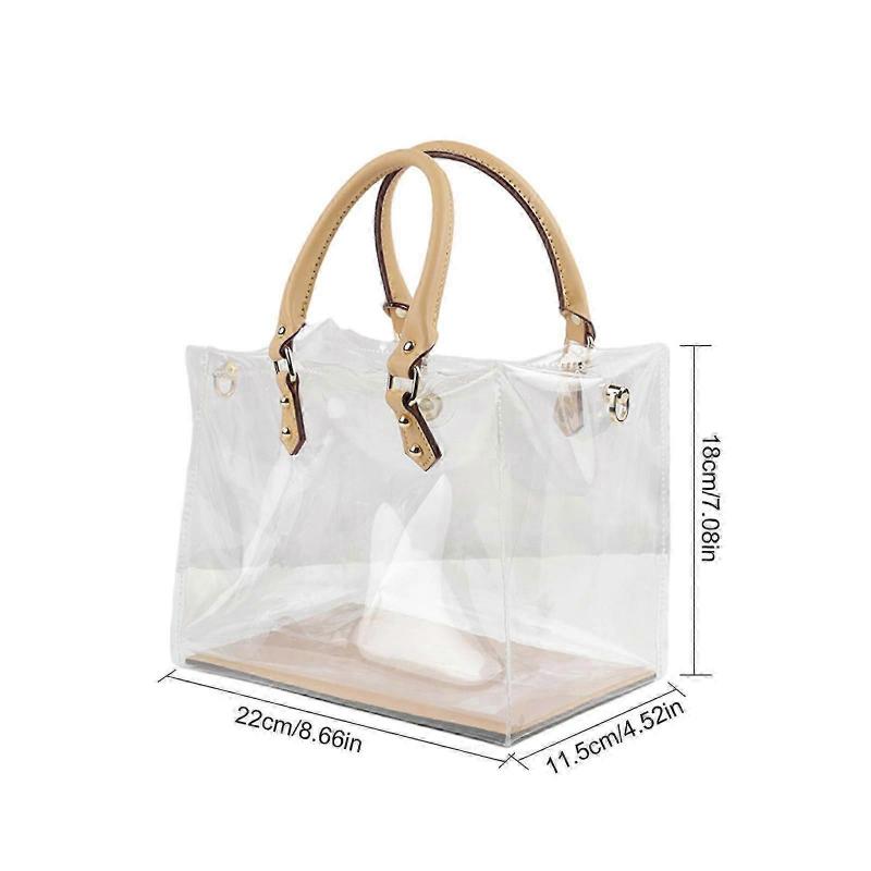 Clear PVC DIY Tote Bag Handbag Making Kit Handmade Gift Bags Craft Accessories Tool Set Birthday