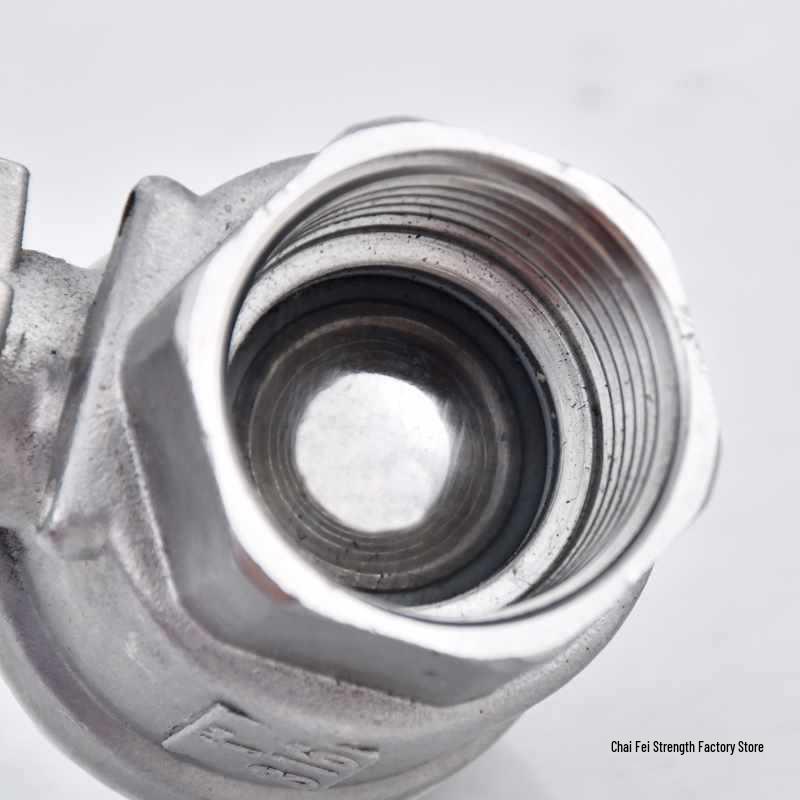 

304/316L Stainless Steel 1-Inch Two-Piece Ball Valve Q11F-16P, Internal Threaded, 4 Points. 201 Stainless, 1/2 Inch, DN15