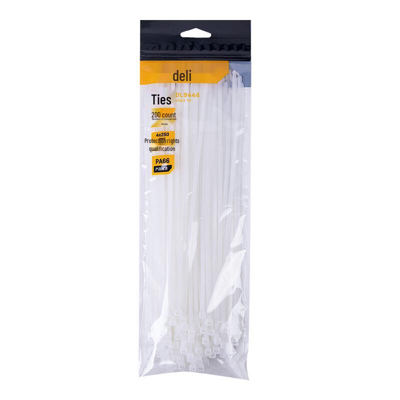 Deli Self-Locking Nylon Cable Ties