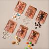 Travel Medicine Storage Solution with Reusable Light-proof Zipper Lock Pill Pouch Set