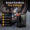 Portable Air Compressor 150PSI Cordless Tire Inflator Digital Pump Fast Inflation Auto Shut-off LED CE for Car Motorcycle Balls